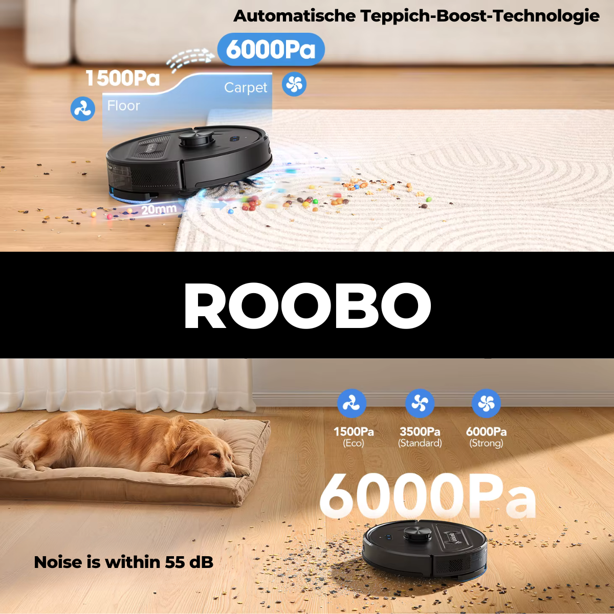 Saugroboter 3-in-1 Reinigung