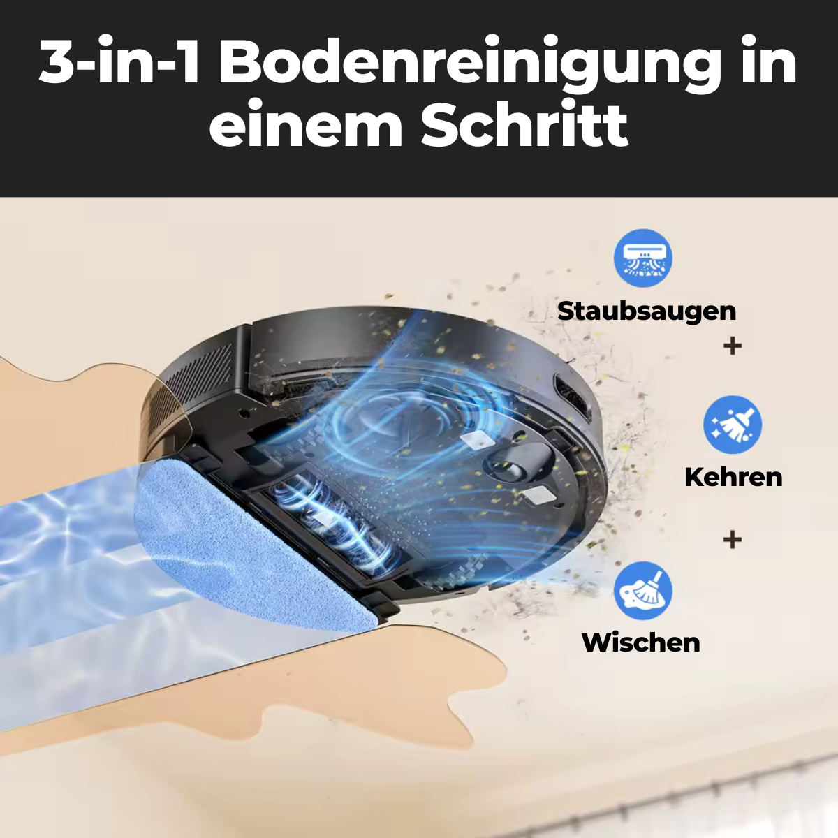 Saugroboter 3-in-1 Reinigung