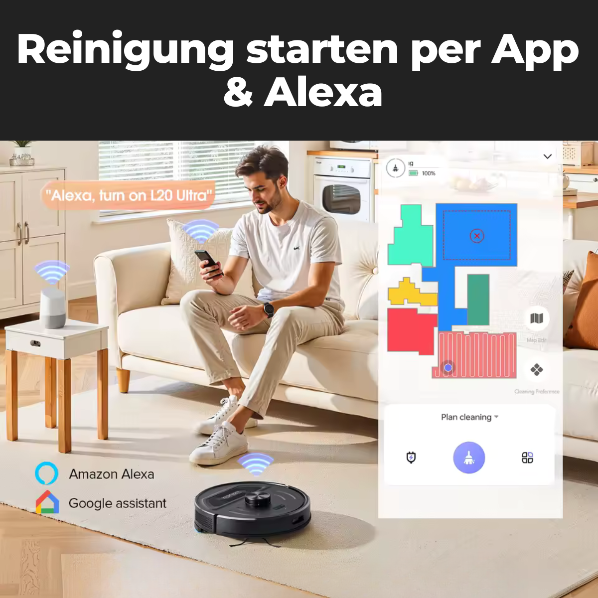 Saugroboter 3-in-1 Reinigung